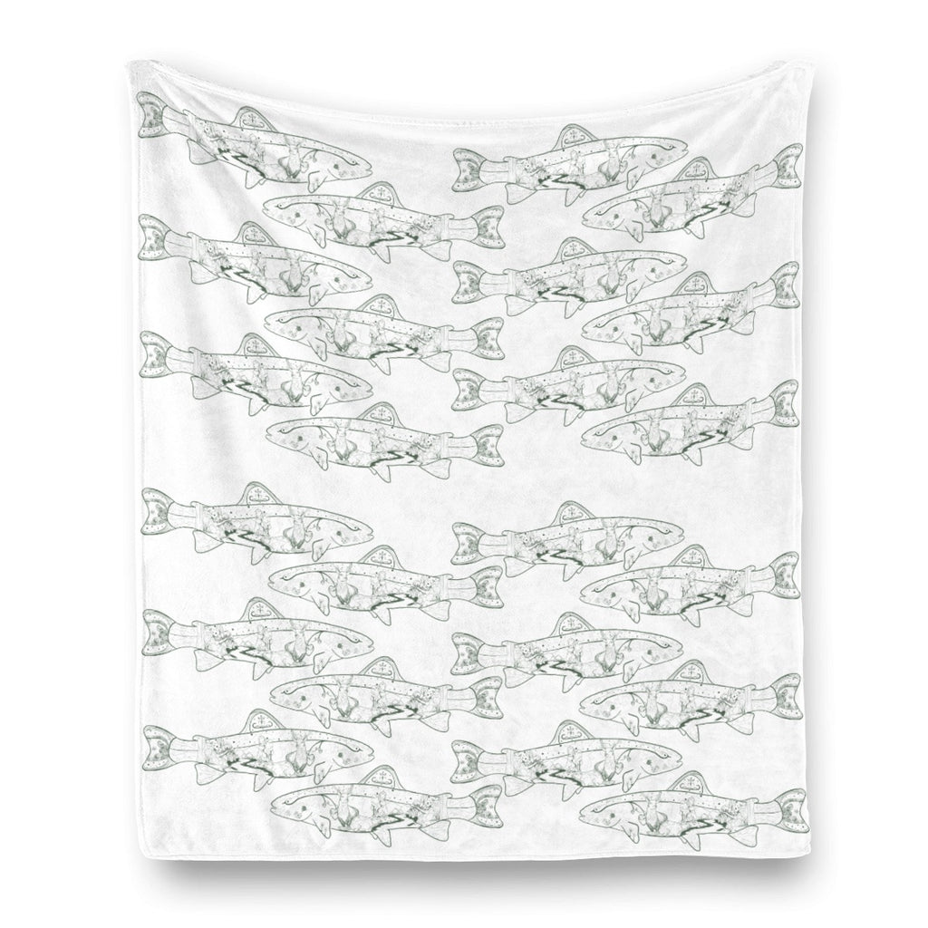 Sepoese Single-Side Printing Flannel Blanket