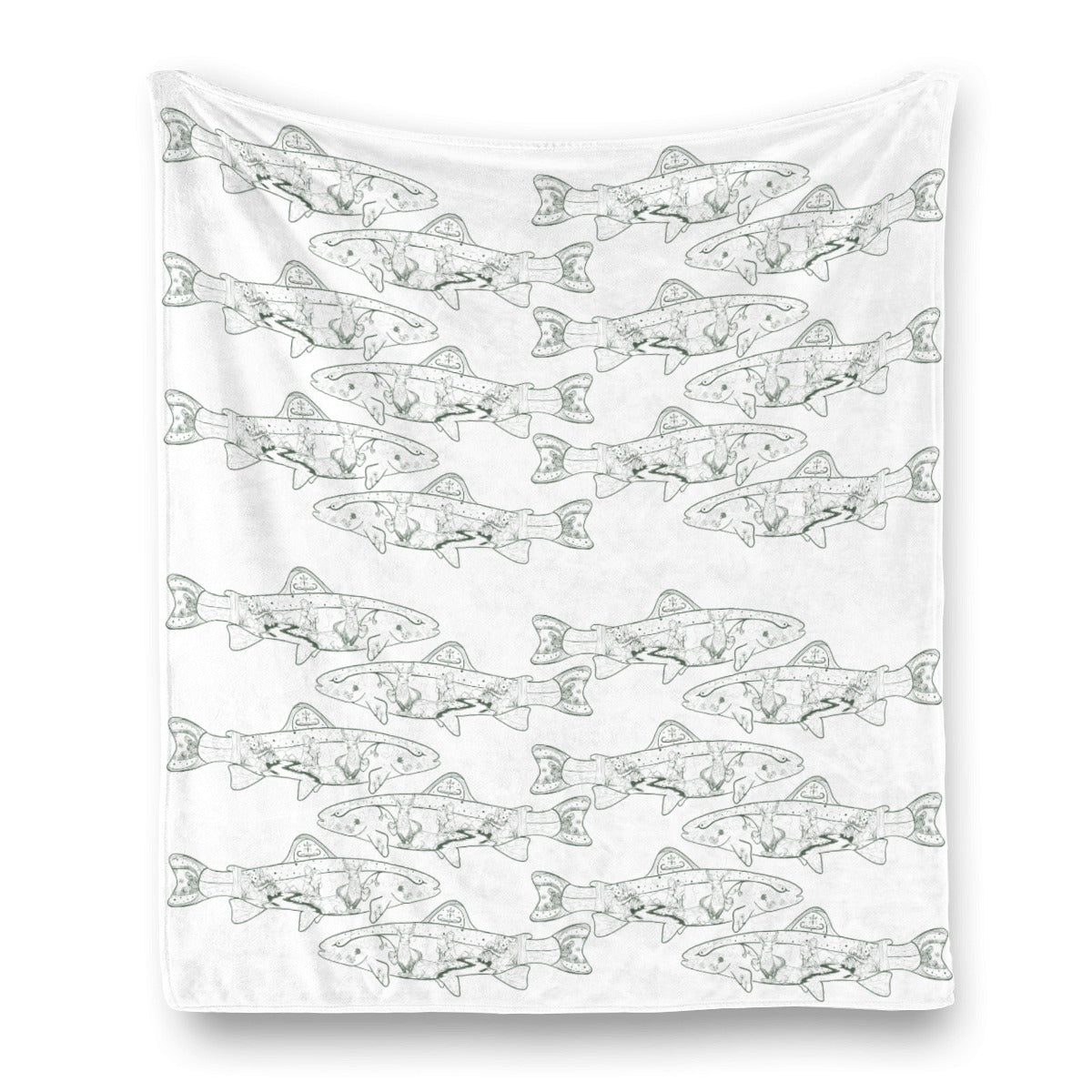 Sepoese Single-Side Printing Flannel Blanket