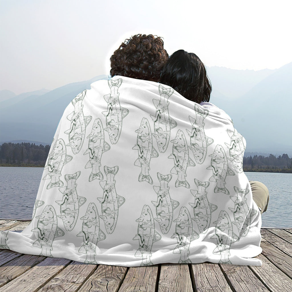 Sepoese Single-Side Printing Flannel Blanket