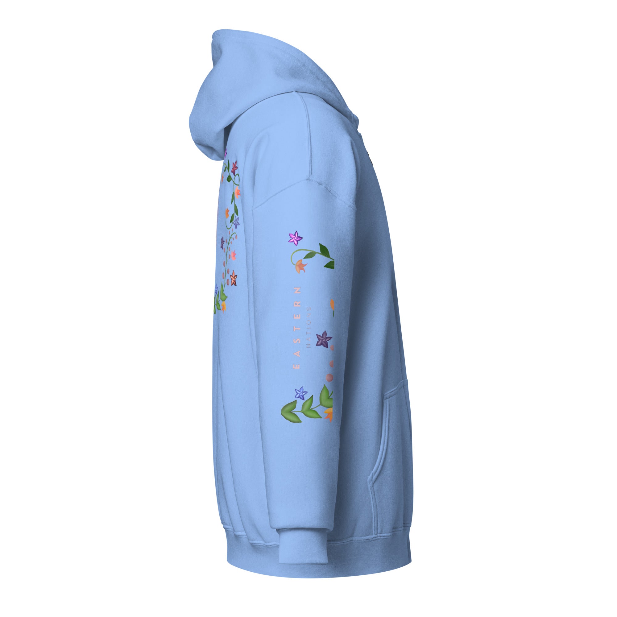 Floral Logo Unisex heavy blend zip hoodie