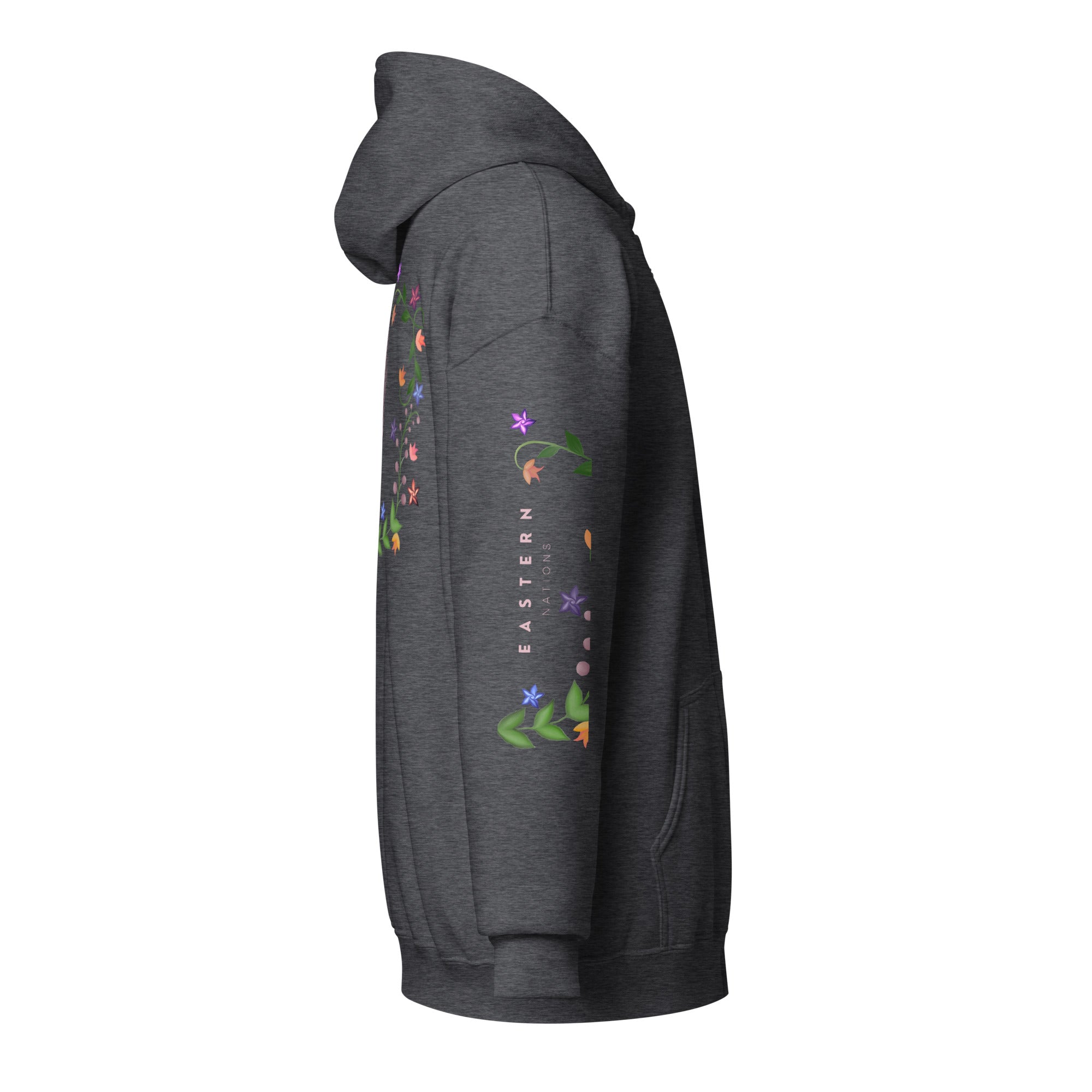Floral Logo Unisex heavy blend zip hoodie