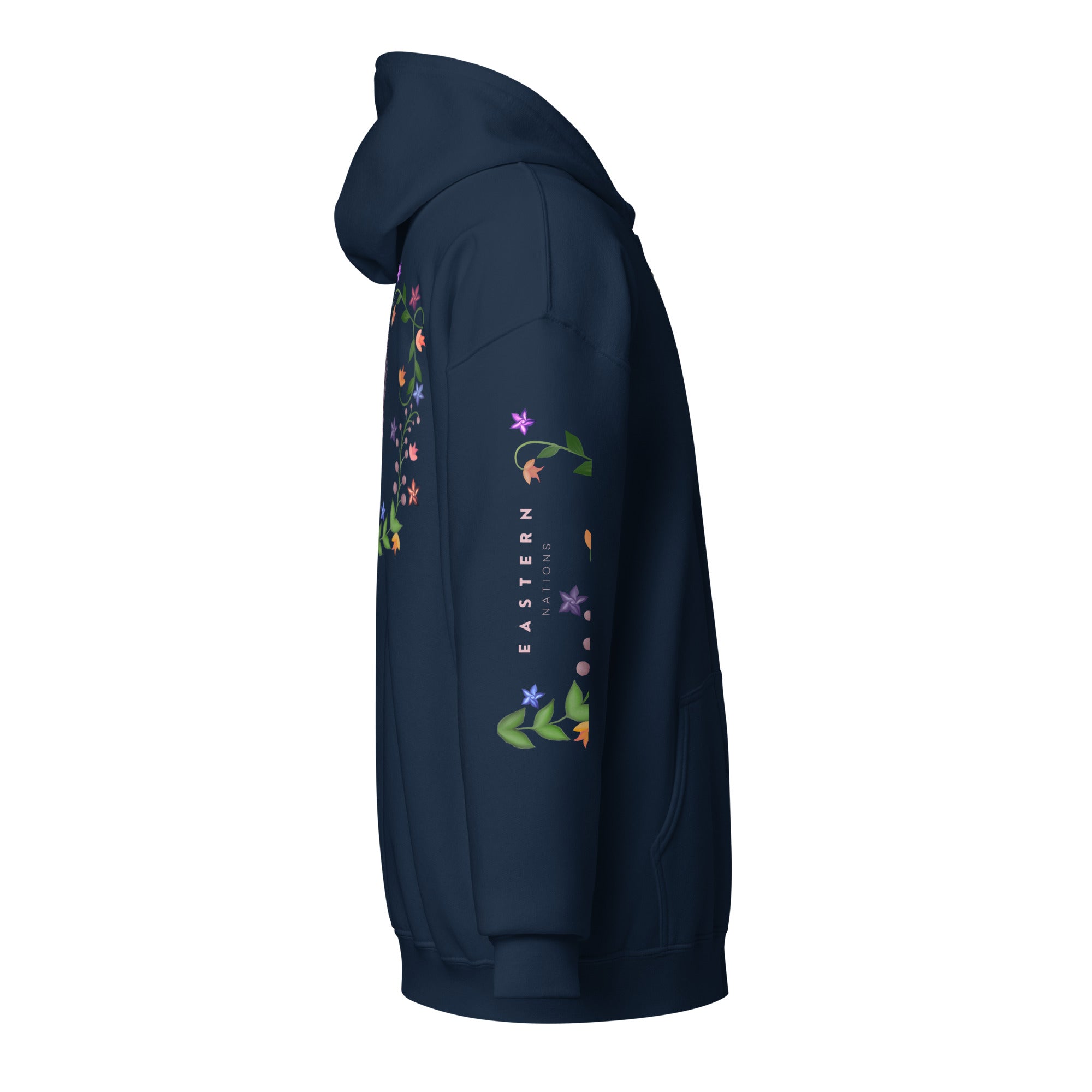 Floral Logo Unisex heavy blend zip hoodie