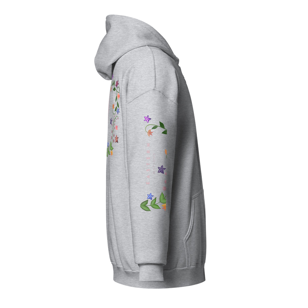 Floral Logo Unisex heavy blend zip hoodie